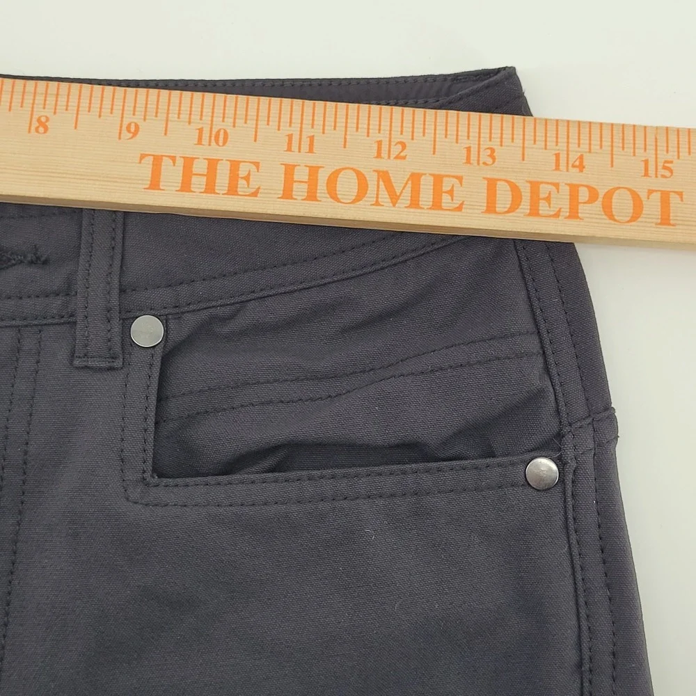 Western Rise Evolution Pants Men 28 Charcoal Grey Slim Straight‎ Stretch Travel